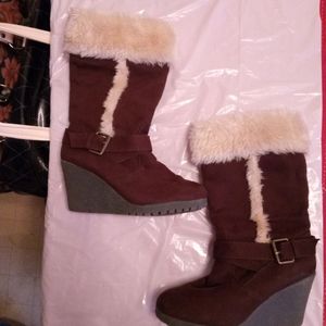 American Eagle Wedge Heel Boots
